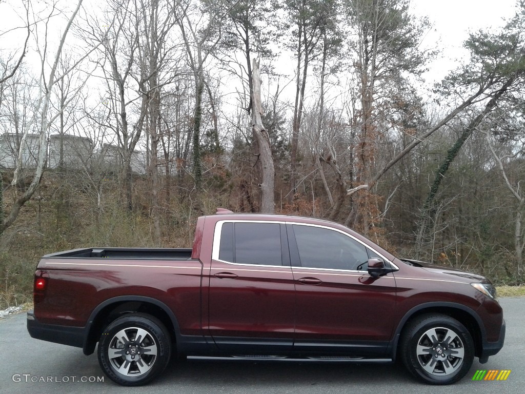 Deep Scarlet Pearl 2019 Honda Ridgeline RTL-T AWD Exterior Photo #140650400