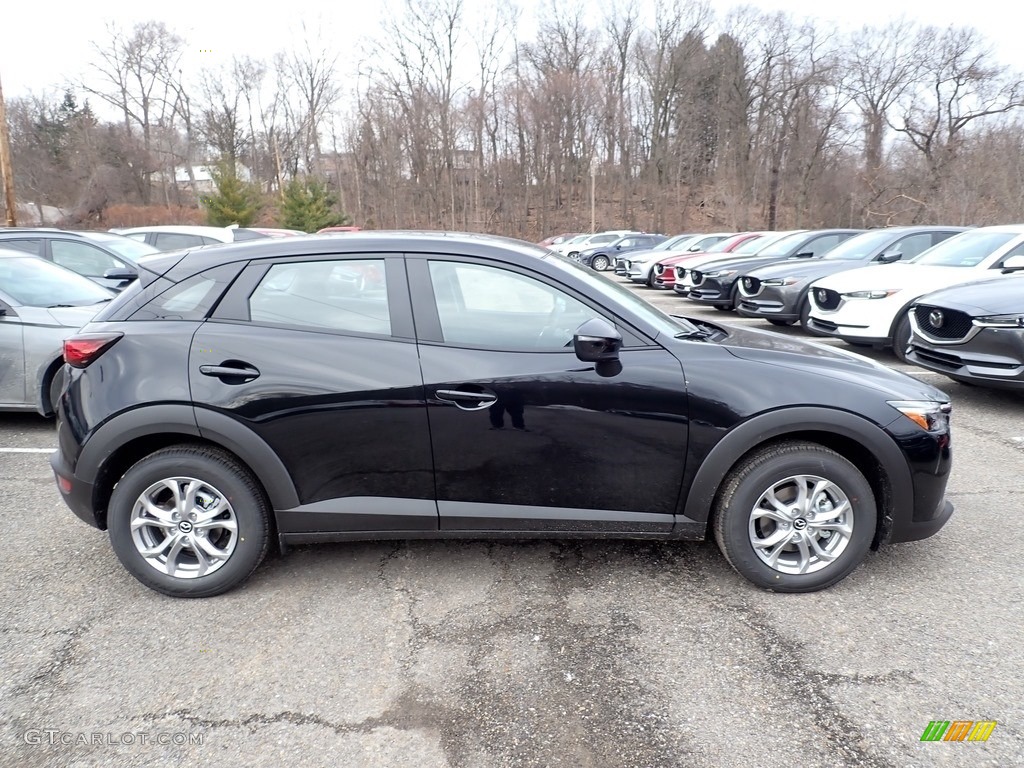 Jet Black Mica 2021 Mazda CX-3 Sport AWD Exterior Photo #140650978