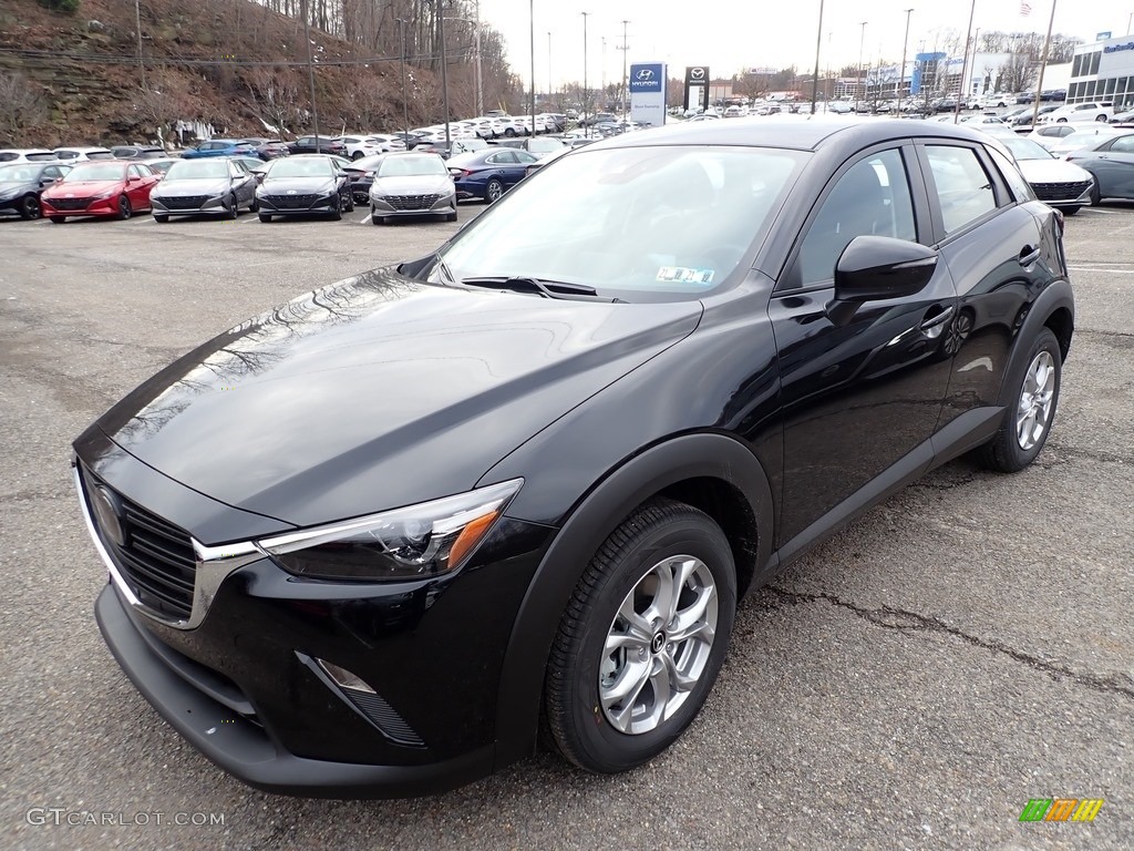 Jet Black Mica 2021 Mazda CX-3 Sport AWD Exterior Photo #140651074
