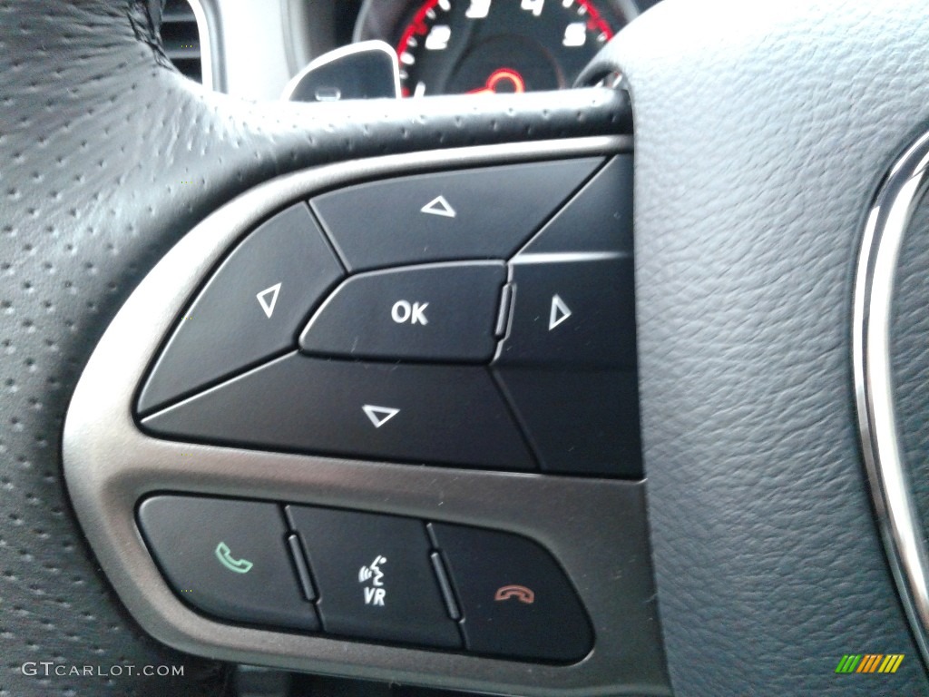 2021 Dodge Charger Scat Pack Black Steering Wheel Photo #140651602