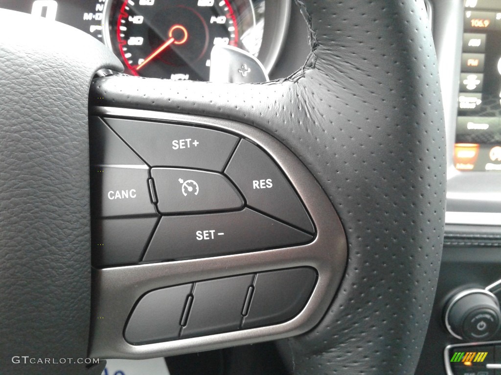 2021 Dodge Charger Scat Pack Black Steering Wheel Photo #140651628