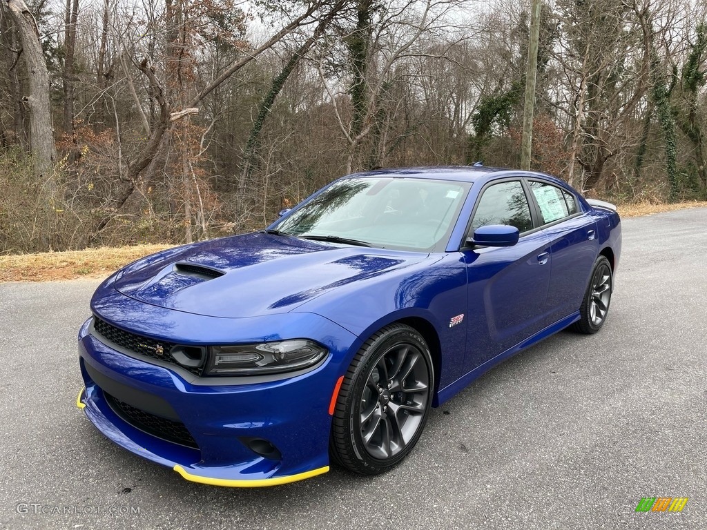 2021 Charger Scat Pack - Indigo Blue / Black photo #2