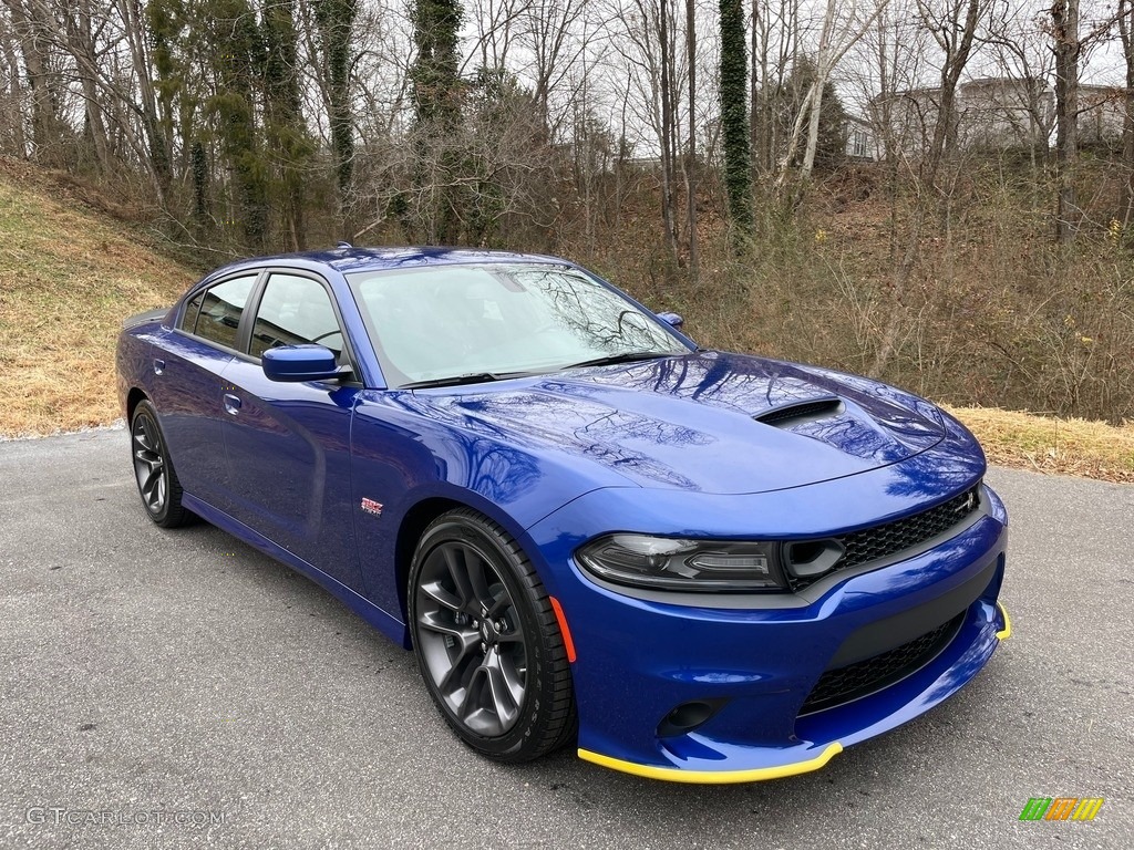 Indigo Blue 2021 Dodge Charger Scat Pack Exterior Photo #140651956