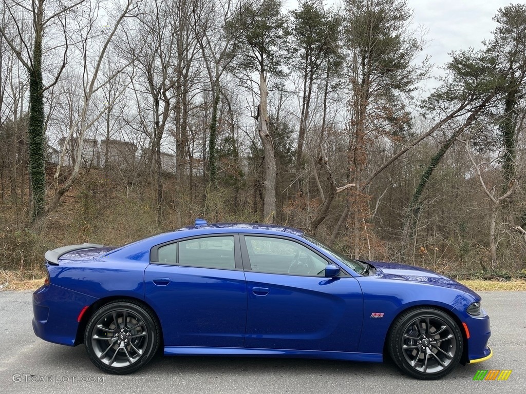 Indigo Blue 2021 Dodge Charger Scat Pack Exterior Photo #140652013