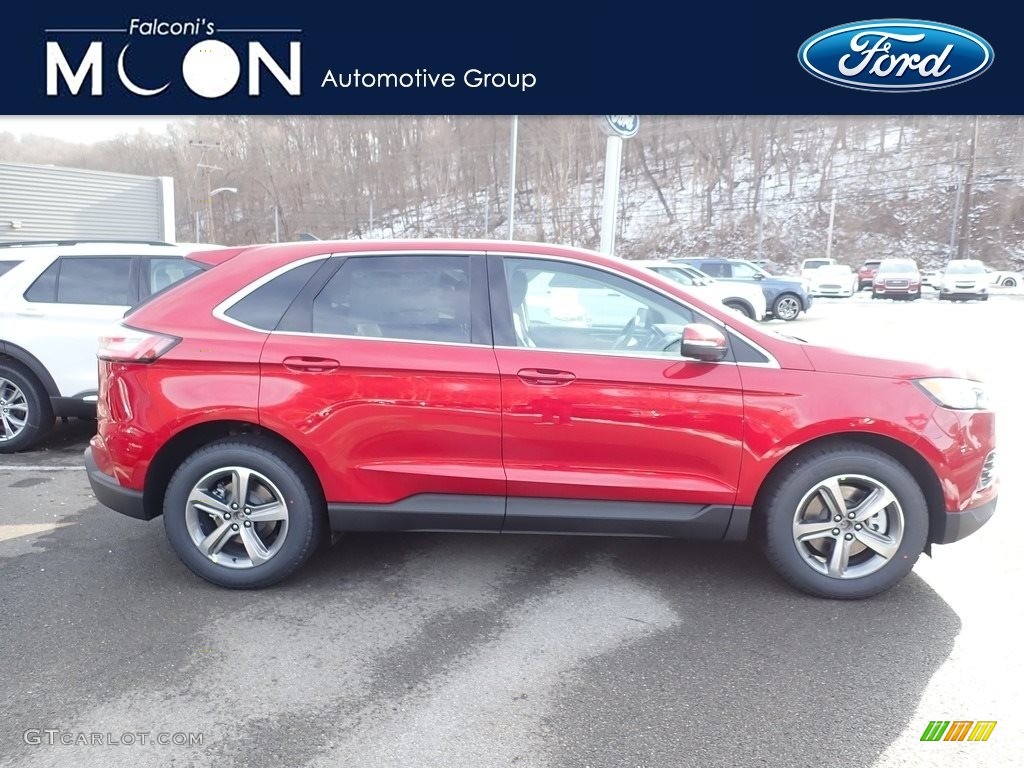 2020 Edge SEL AWD - Rapid Red Metallic / Ebony photo #1