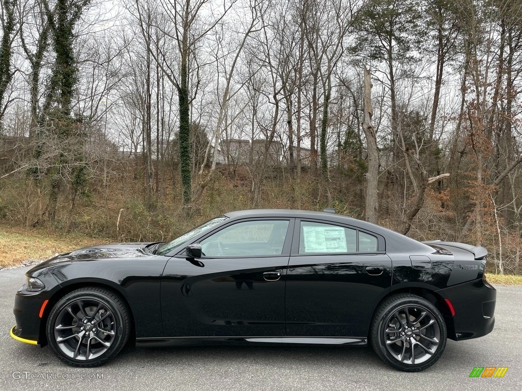 Pitch Black 2021 Dodge Charger R/T Exterior Photo #140652646