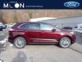 Burgundy Velvet Metallic Tinted - Edge Titanium AWD Photo No. 1