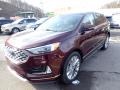 Burgundy Velvet Metallic Tinted - Edge Titanium AWD Photo No. 5