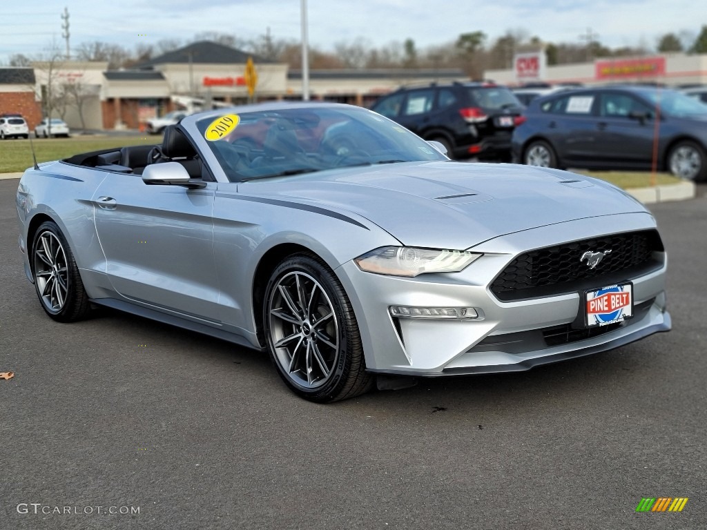 2019 Mustang EcoBoost Premium Fastback - Ingot Silver / Ebony photo #13