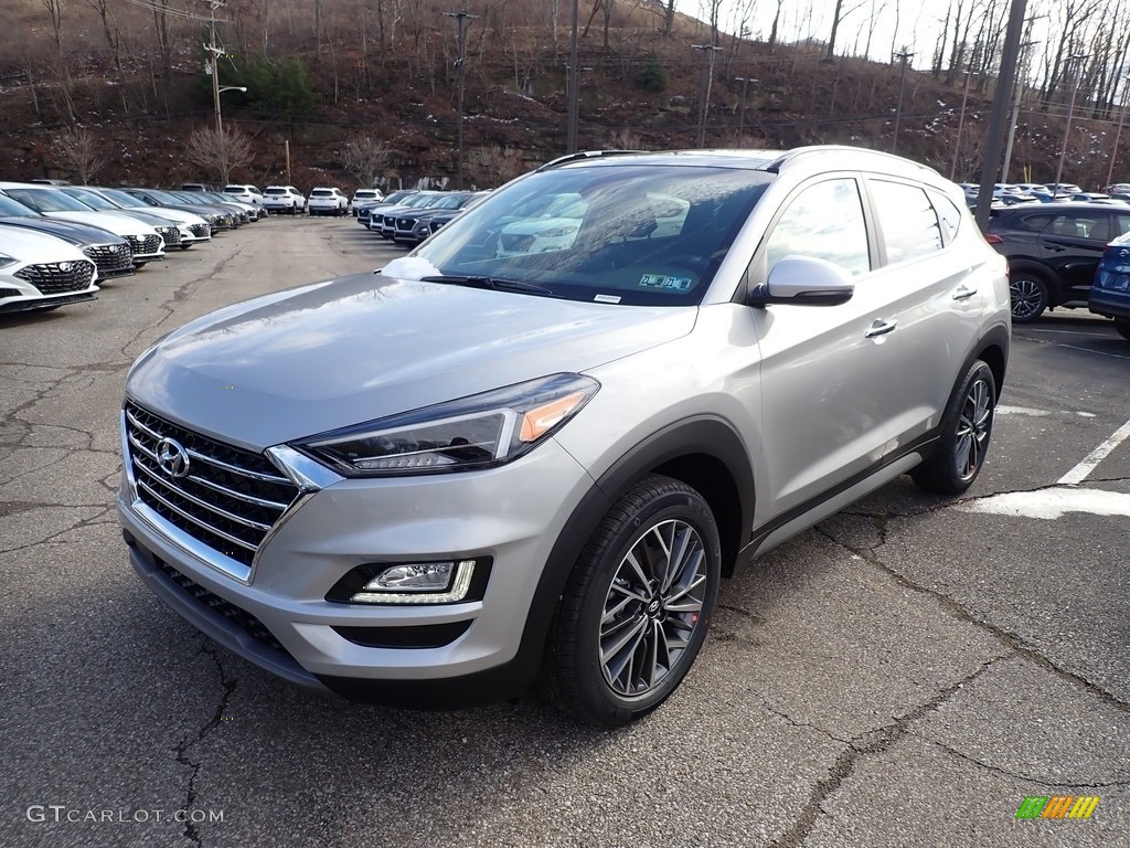 Stellar Silver 2021 Hyundai Tucson Ulitimate AWD Exterior Photo #140653306
