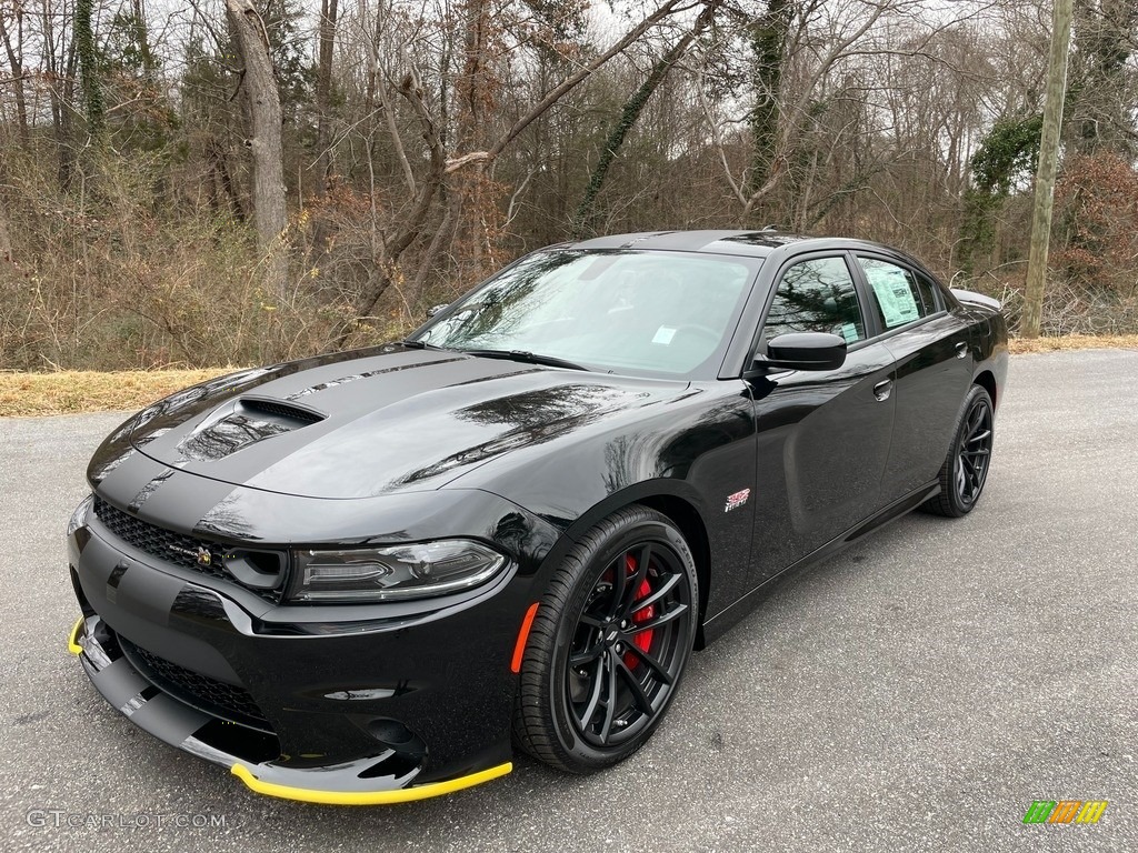 Pitch Black 2021 Dodge Charger Scat Pack Exterior Photo #140653411