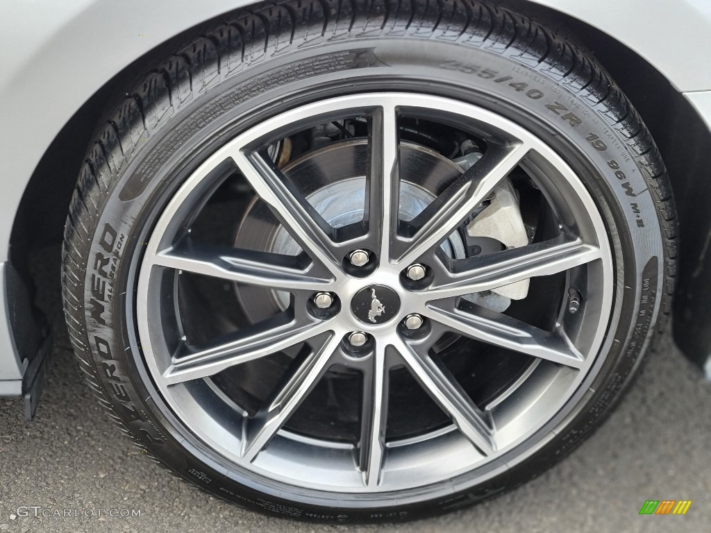 2019 Mustang EcoBoost Premium Fastback - Ingot Silver / Ebony photo #27