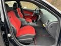 2021 Dodge Charger Black/Ruby Red Interior Front Seat Photo