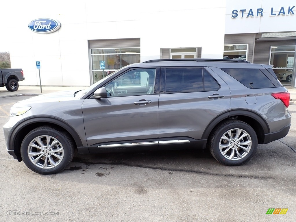 2021 Explorer XLT 4WD - Carbonized Gray Metallic / Ebony photo #2