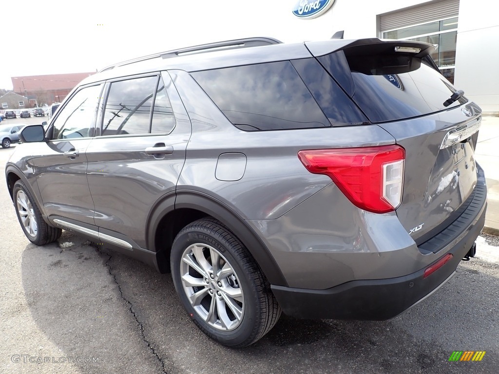 2021 Explorer XLT 4WD - Carbonized Gray Metallic / Ebony photo #3