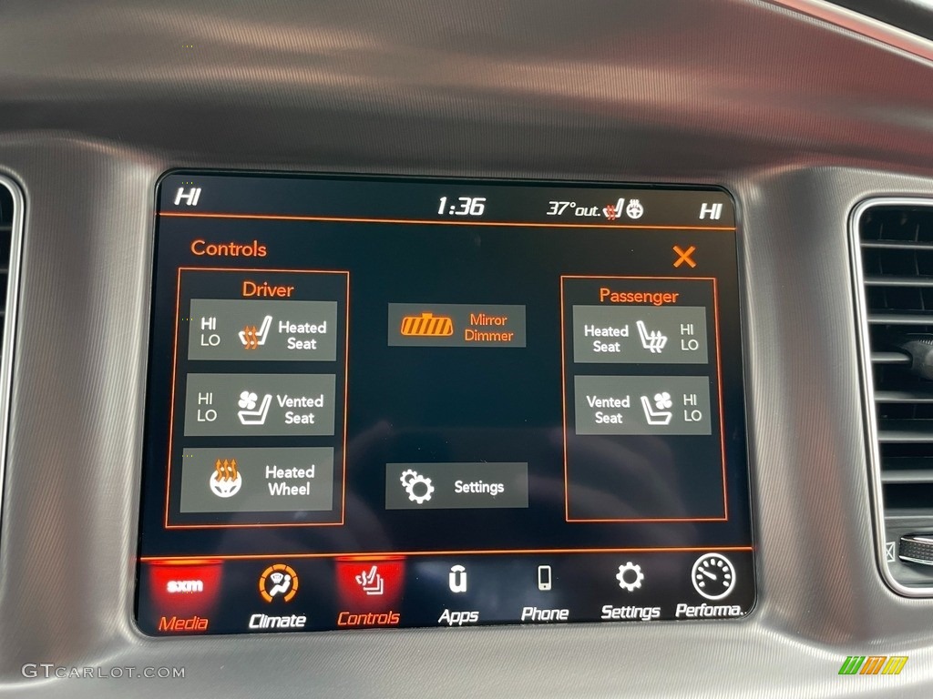 2021 Dodge Charger Scat Pack Controls Photo #140653957