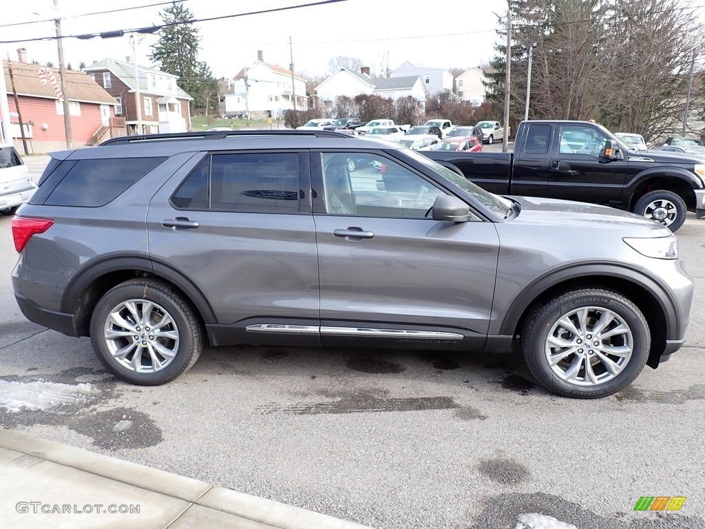 2021 Explorer XLT 4WD - Carbonized Gray Metallic / Ebony photo #7