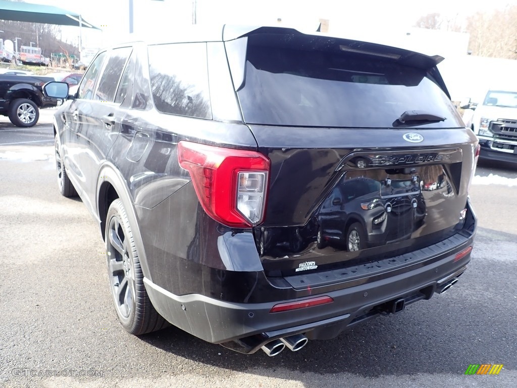 2021 Explorer ST 4WD - Agate Black Metallic / Ebony photo #6