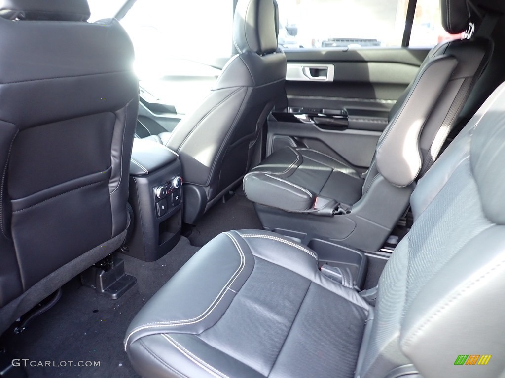 Ebony Interior 2021 Ford Explorer ST 4WD Photo #140654140