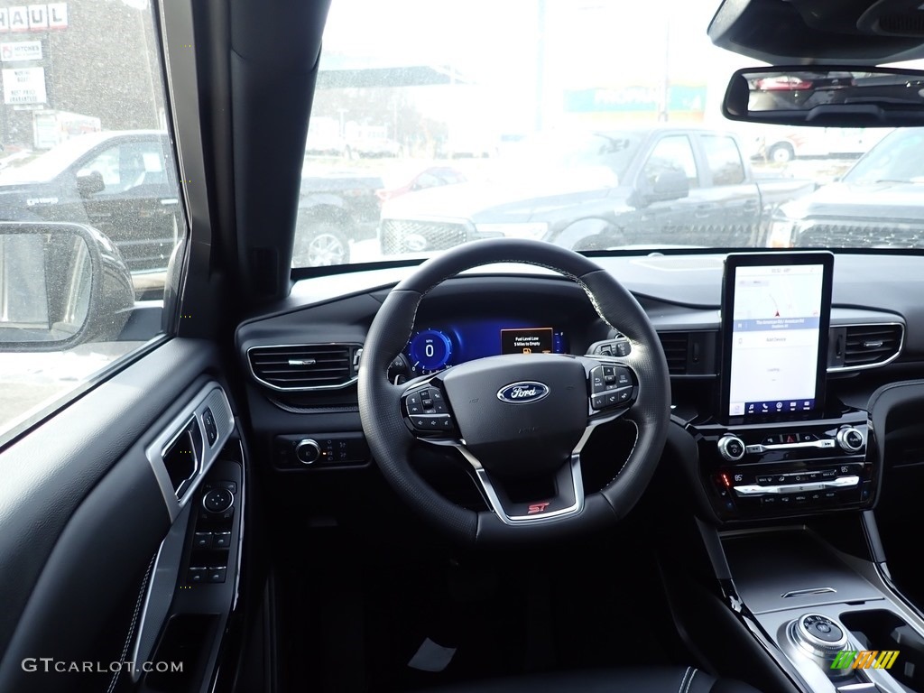 2021 Explorer ST 4WD - Agate Black Metallic / Ebony photo #9