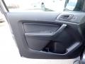 Ebony 2021 Ford Ranger XL SuperCab 4x4 Door Panel