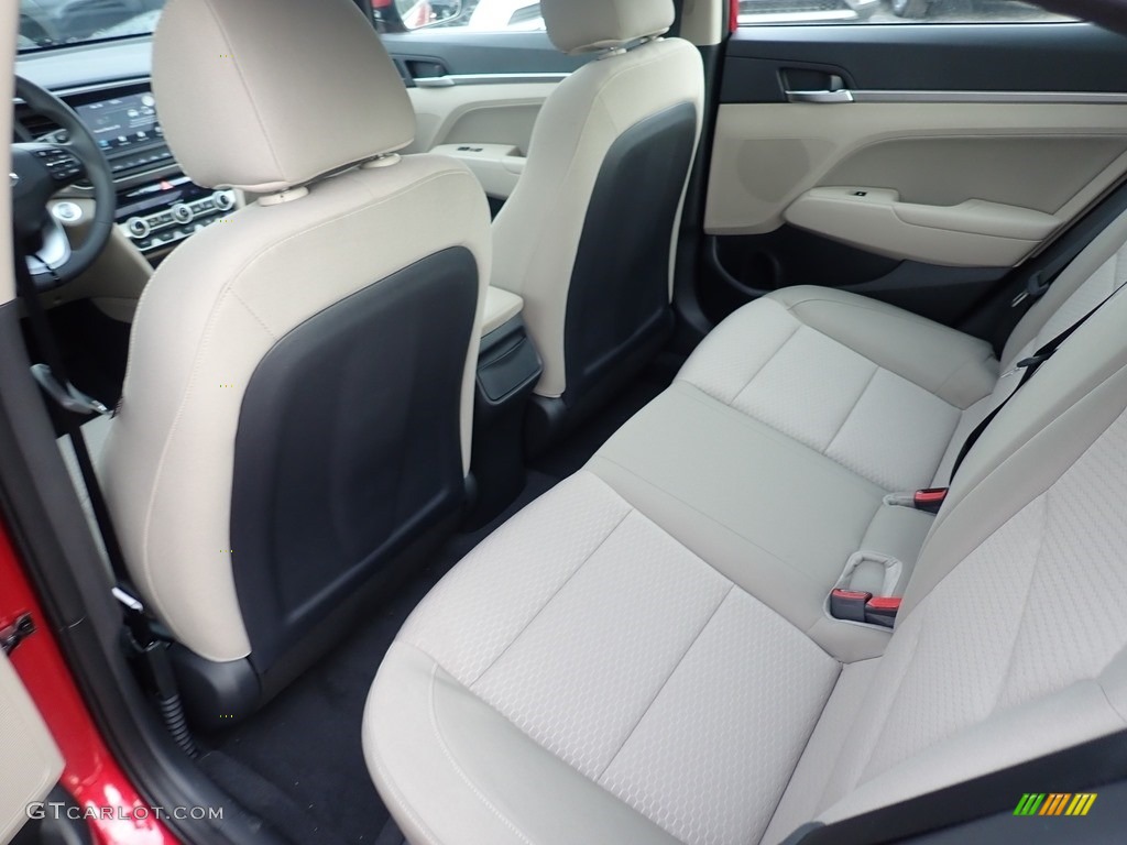 2020 Hyundai Elantra Value Edition Rear Seat Photos