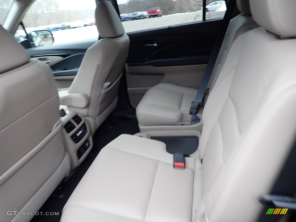 2021 Pilot Elite AWD - Deep Scarlet Pearl / Beige photo #8