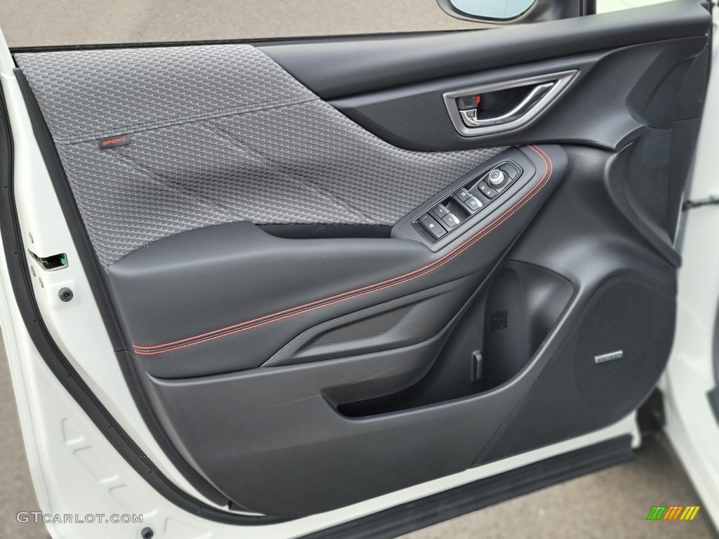 2021 Subaru Forester 2.5i Sport Black Door Panel Photo #140655121