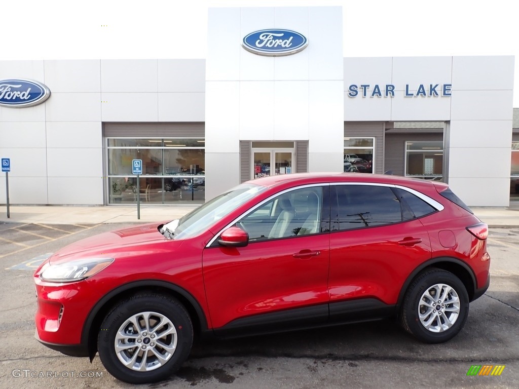 2020 Escape SE 4WD - Rapid Red Metallic / Dark Earth Gray photo #1