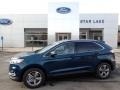 Dark Persian Green Metallic 2020 Ford Edge SEL AWD