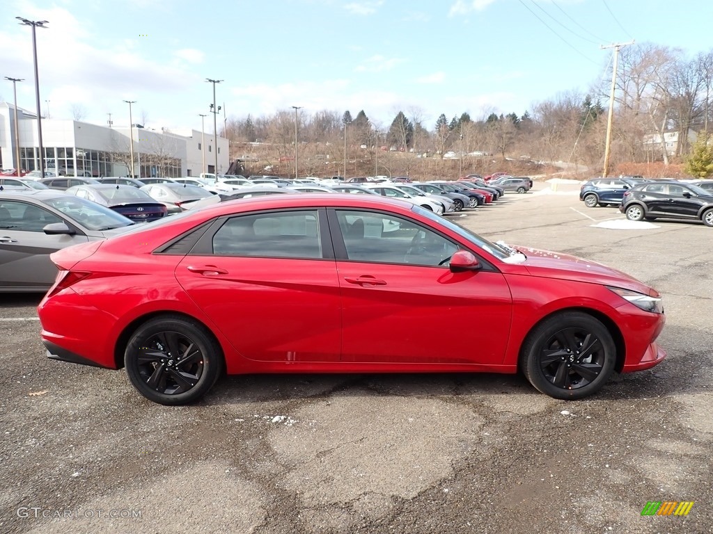 2021 Calypso Red Hyundai Elantra SEL 140648672 Photo 5