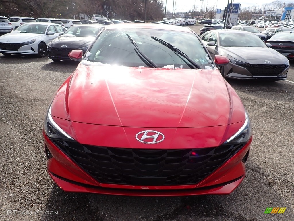 2021 Elantra SEL - Calypso Red / Black photo #4