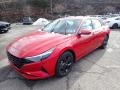 Calypso Red 2021 Hyundai Elantra SEL Exterior