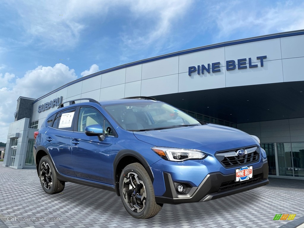 2021 Crosstrek Limited - Horizon Blue Pearl / Gray photo #1