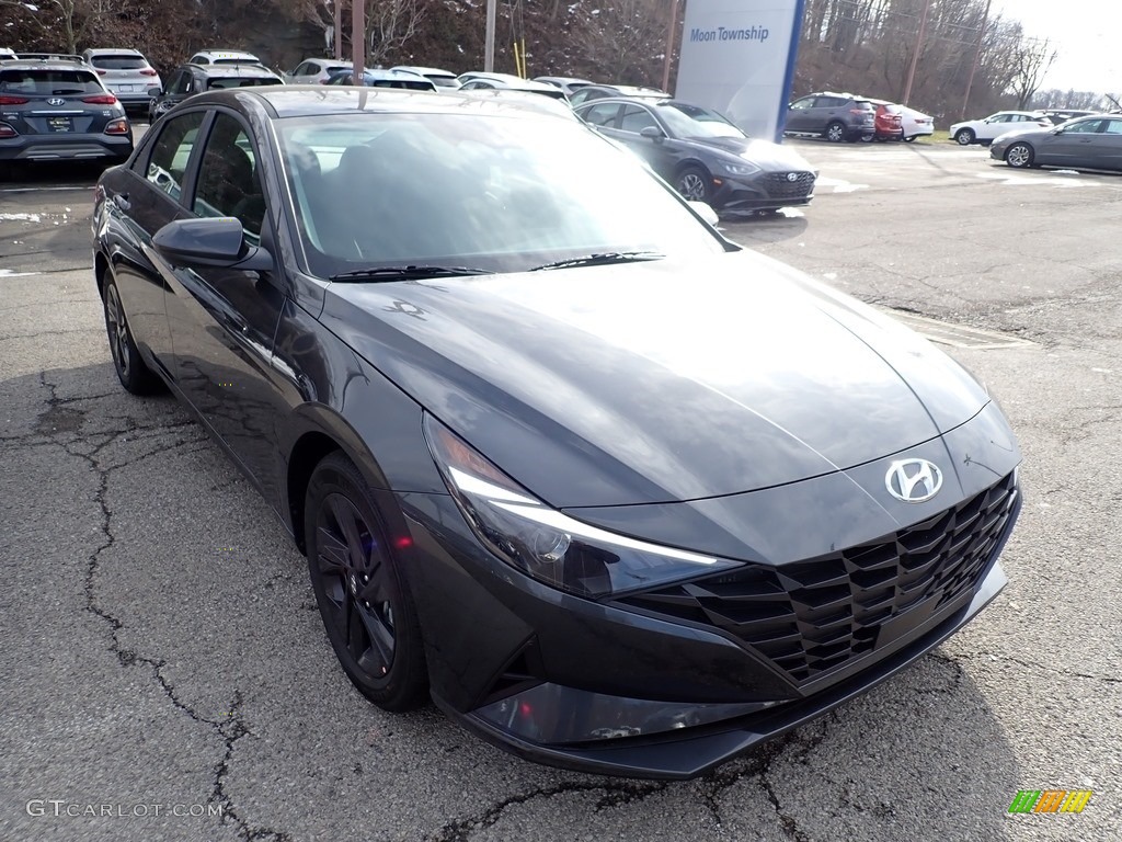 2021 Elantra SEL - Portofino Gray / Medium Gray photo #3