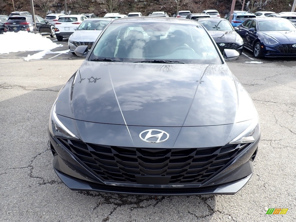 2021 Elantra SEL - Portofino Gray / Medium Gray photo #4