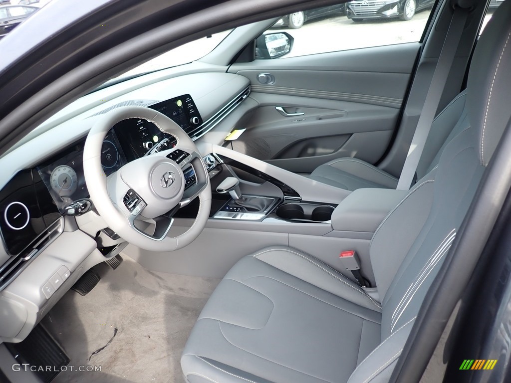 2021 Elantra SEL - Portofino Gray / Medium Gray photo #9