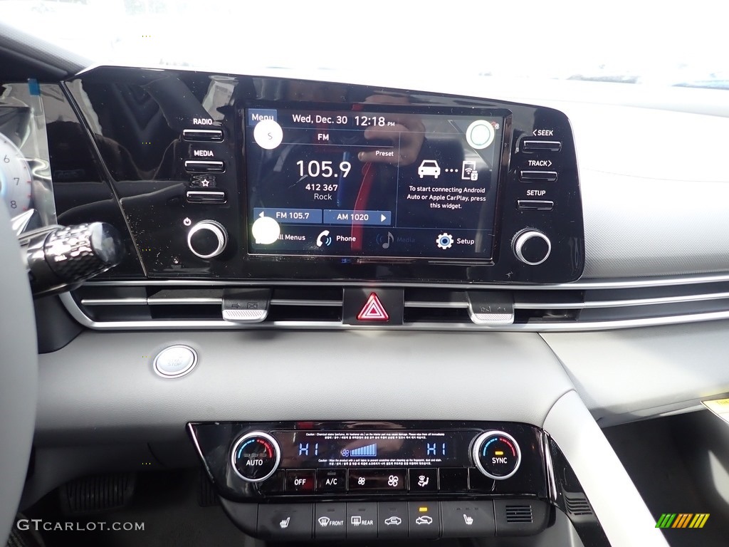 2021 Elantra SEL - Portofino Gray / Medium Gray photo #12