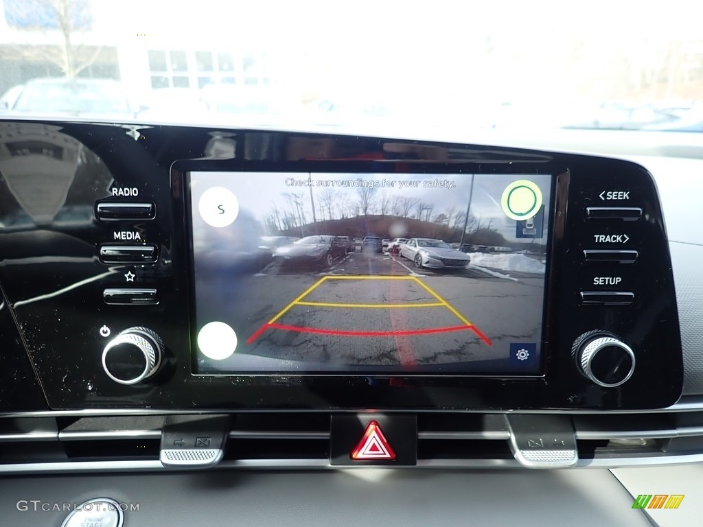 2021 Elantra SEL - Portofino Gray / Medium Gray photo #13