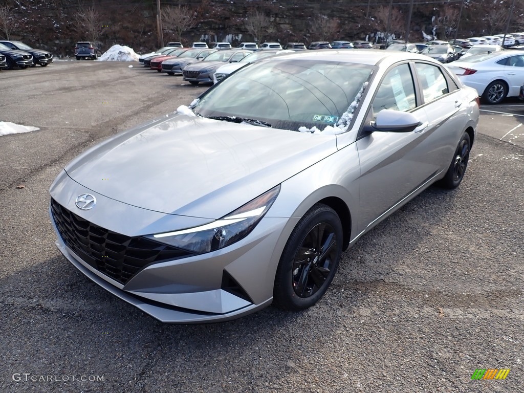 2021 Elantra SEL - Shimmering Silver Pearl / Black photo #5