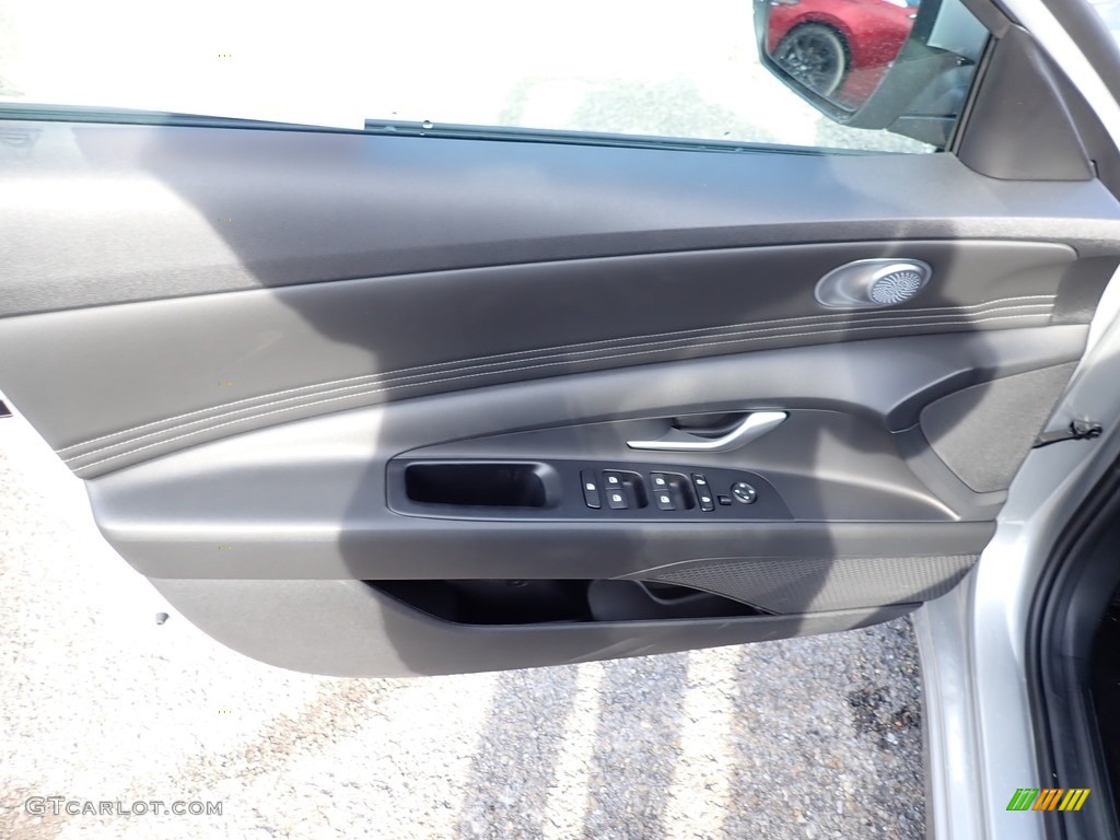 2021 Elantra SEL - Shimmering Silver Pearl / Black photo #10
