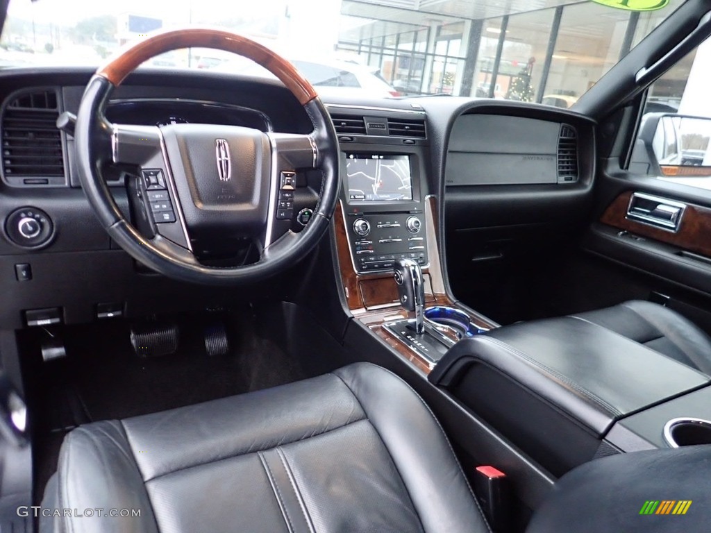 Ebony Interior 2016 Lincoln Navigator Select 4x4 Photo #140656756