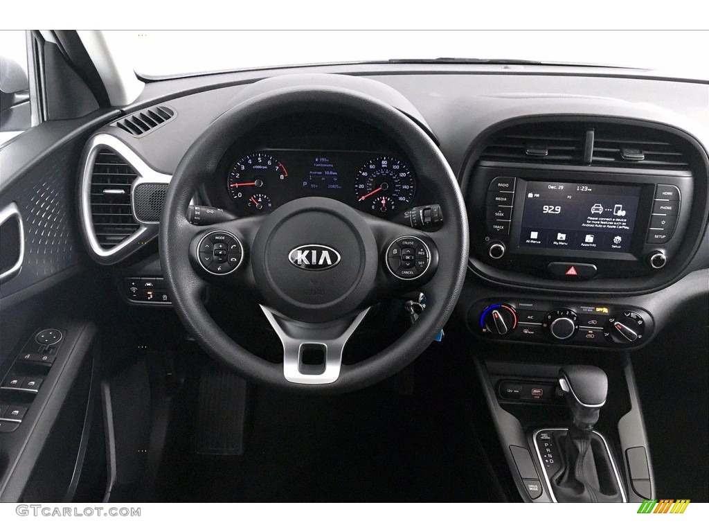 2020 Kia Soul S Black Dashboard Photo #140656810
