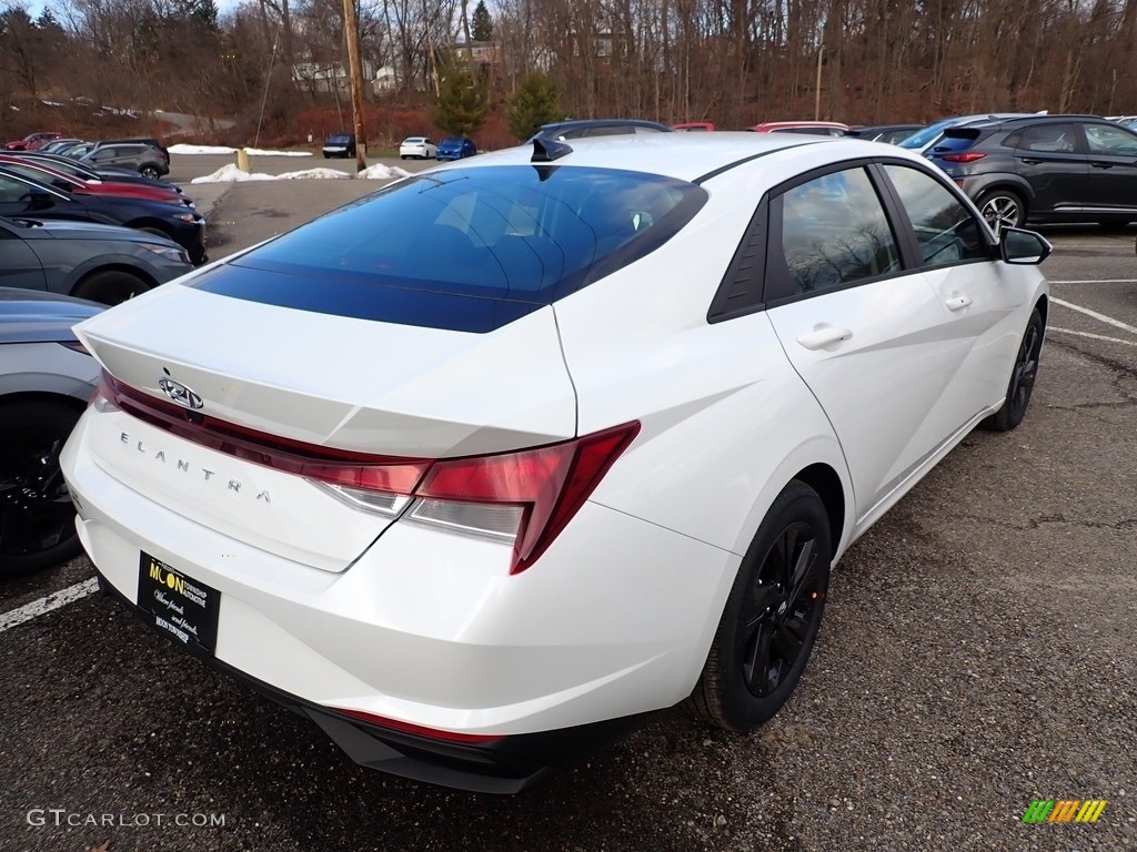 2021 Elantra SEL - Quartz White / Black photo #2