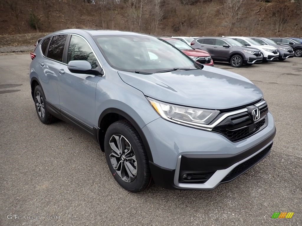 Sonic Gray Pearl 2021 Honda CR-V EX AWD Exterior Photo #140656909