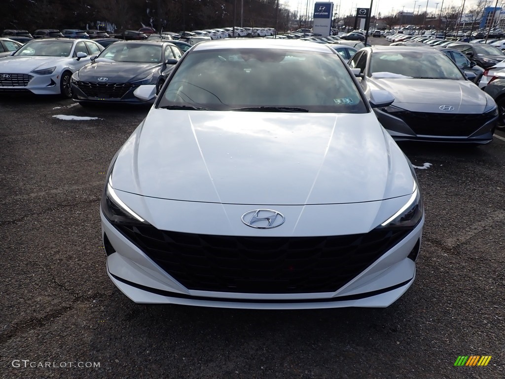 2021 Elantra SEL - Quartz White / Black photo #4