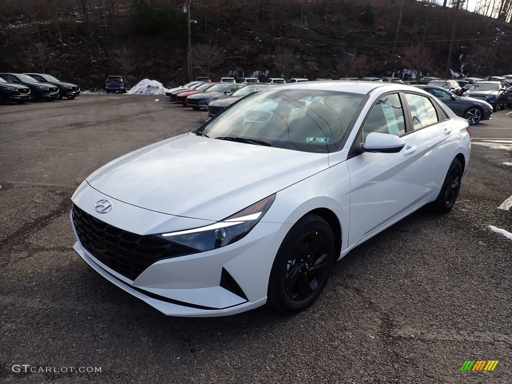 Quartz White 2021 Hyundai Elantra SEL Exterior Photo #140656942