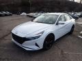 Quartz White 2021 Hyundai Elantra SEL Exterior