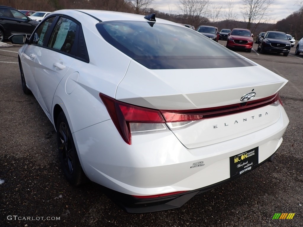 2021 Elantra SEL - Quartz White / Black photo #6