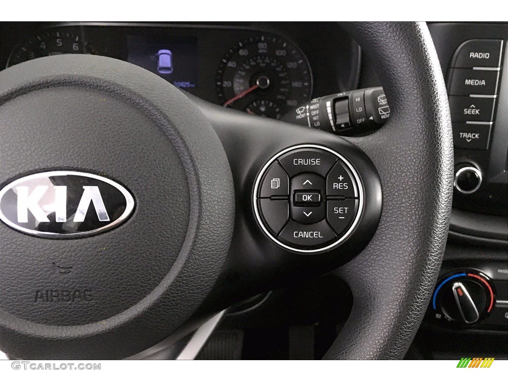 2020 Kia Soul S Black Steering Wheel Photo #140657155